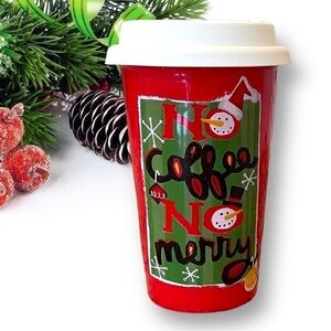 Grasslands Road Porcelain Insulated Travel Mug & Lid